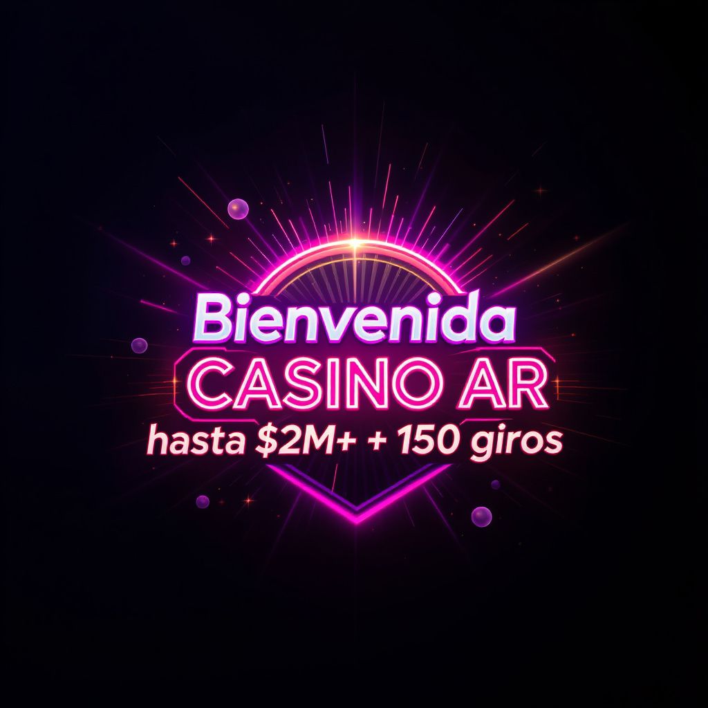 Bienvenida Casino AR: hasta $2M+ + 150 giros